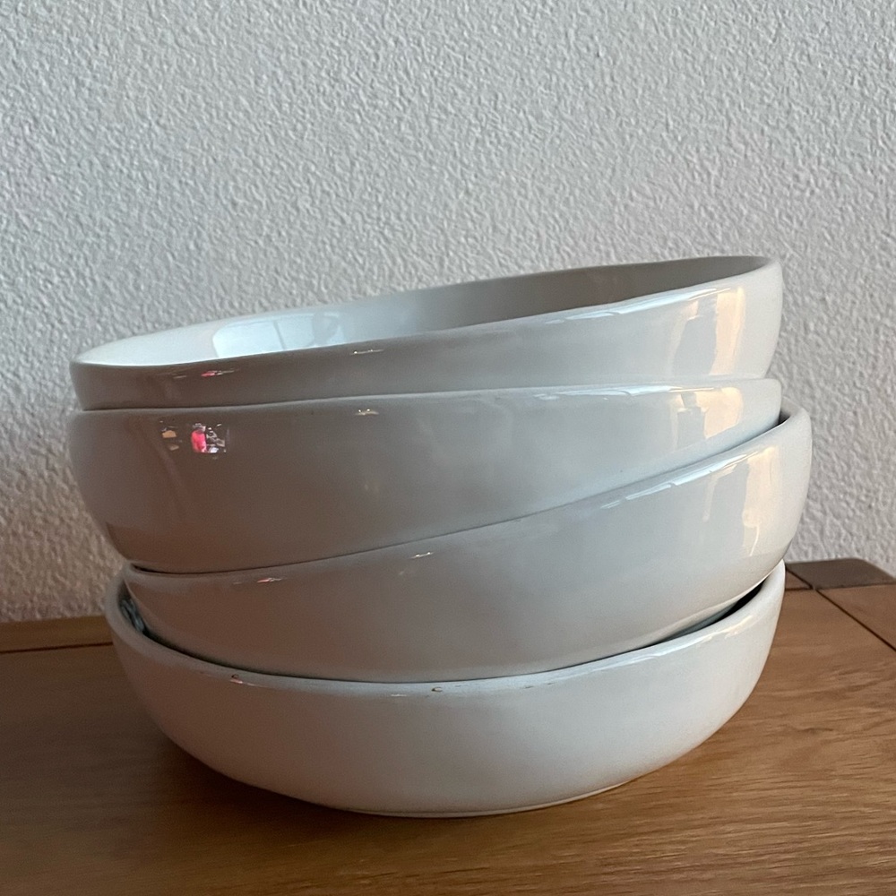 Five Two Brand Food 52 Stoneware Set of 4 Shallow Bowls